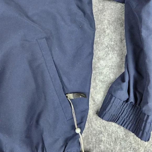 Nike Golf Pullover V Neck Windbreaker Jacket Mens Blue Navy XL Zipper Pocket NWT - Picture 4 of 12